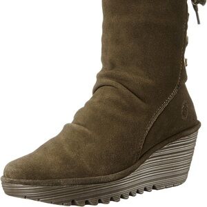 High Ankle Suede Boots